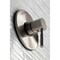 Kingston Brass Pressure Balance Valve Trim Only W/out Shower & Tub Spout, Nickel KB8698DLLST - alternate 5